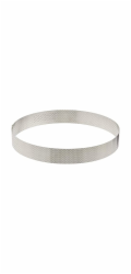 Kruhový rám de Buyer, 3098.10, perforovaný, průměr 28,5 cm, nerez