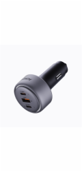 Rychlonabíječka do auta Aukey, CC-P3, univerzální kompabilita, 2 x USB-C, 1 x USB-A output, rychlonabíjení max. až 100 W