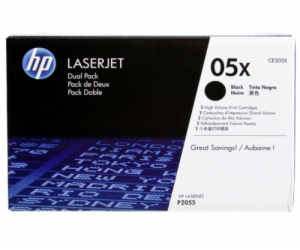 HP Toner CE 505 XD dual pack black