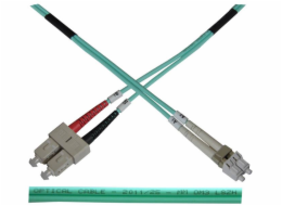 Datacom 5027106812 patch, duplex LC-SC 50/125 MM, 1m OPTIX LC-SC Optický patch cord 50/125 1m Duplex OM3