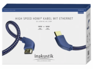 in-akustik Premium HDMI Kabel s Ethernetem  90° uhel 2,0 m