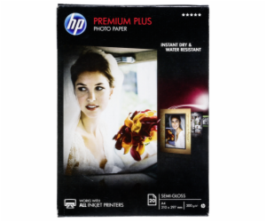 HP Premium Plus Semi-gloss Photo Paper-20 sht/A4/210 x 29...