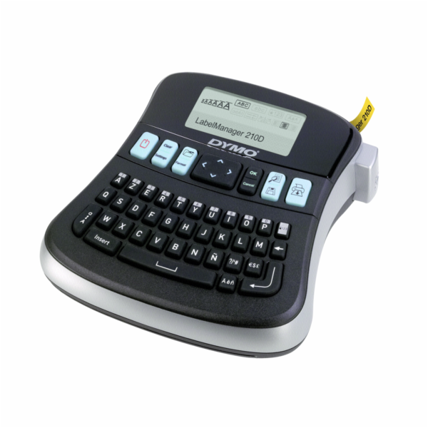 LabelManager 210D+ im Koffer, Beschriftungsgerät