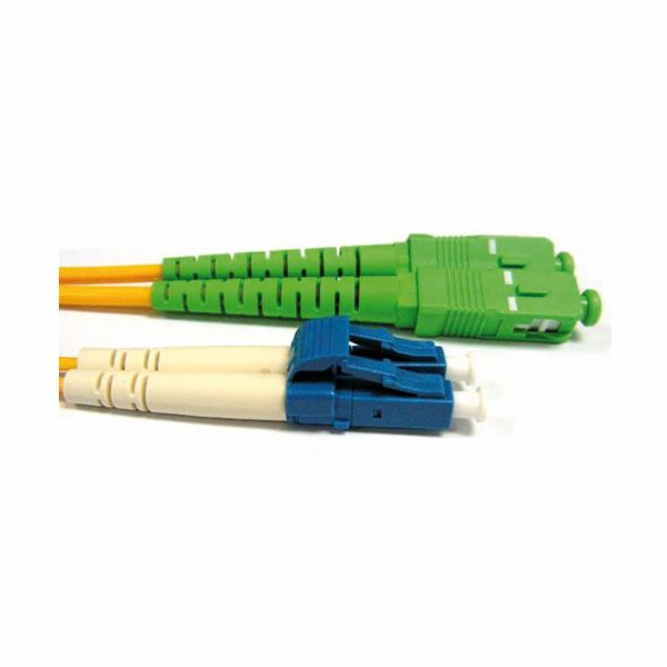 Patchcord FO duplex LC-SC/APC  9/125um SM, 2m, OS2