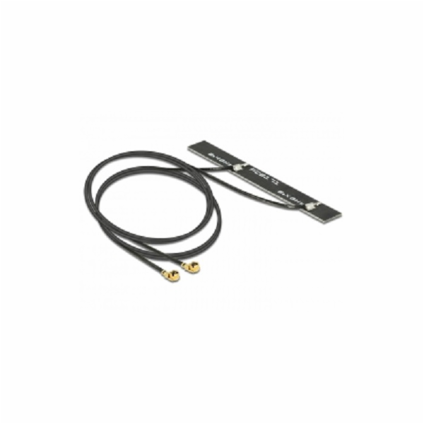 Delock WLAN Twin Antenna - Anténa - 6.16 cm - Wi-Fi - 5 d...