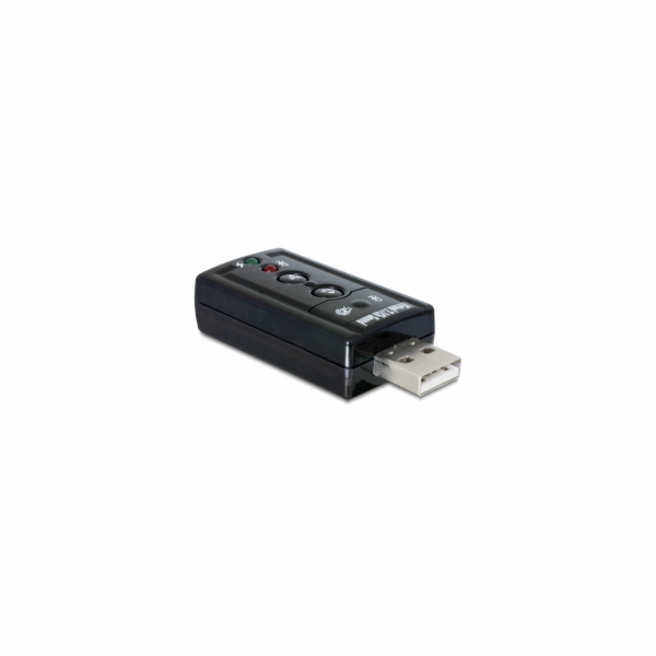 Delock - Zvuková karta - 24 bitů - 96 kHz - 7.1 - USB 2.0...