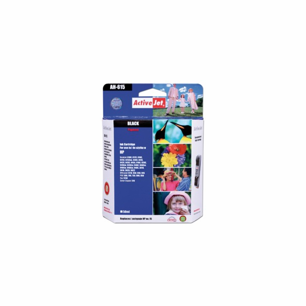 Activejet Inkoust AH-15R (náhradní inkoust HP 15 C6615N; ...