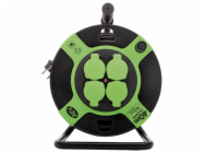 REV Cable Drum Resin 40m IP 44 4-fold black green