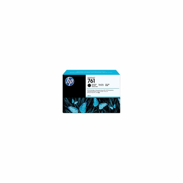 HP 761 Black matte DJ Ink Cart, 400 ml, CM991A