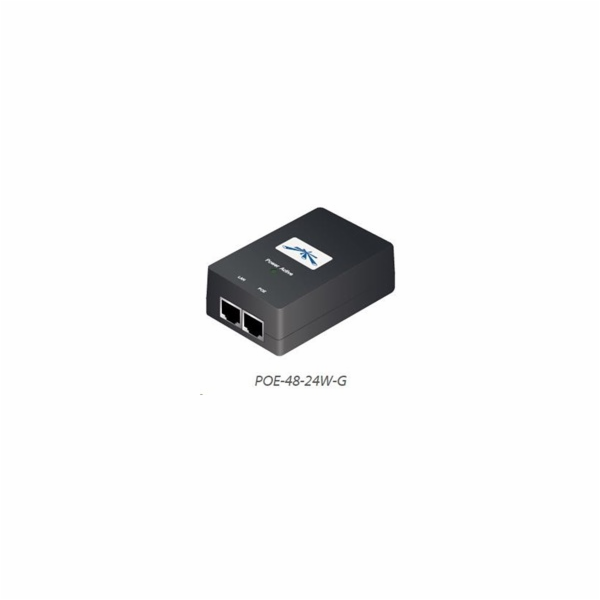 UBNT POE-48-24W-G [Gigabit PoE adaptér, 48V/0,5A (24W), v...