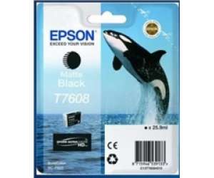 EPSON ink čer ULTRACHROME HD "Kosatka" - Matte Black - T7...