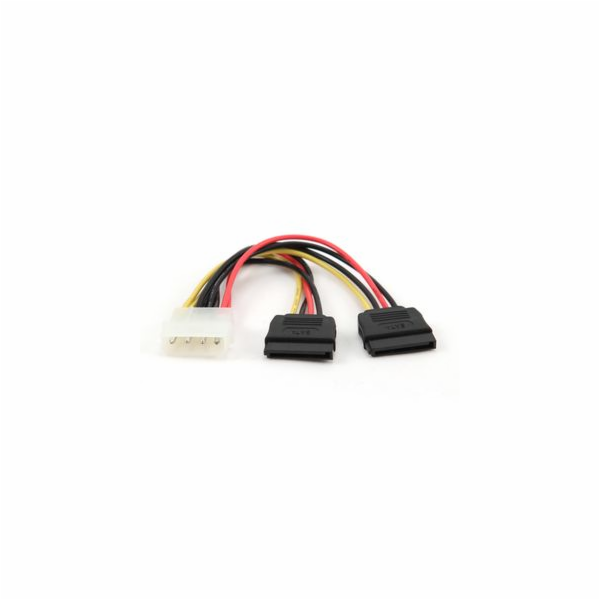 GEMBIRD Kabel SATA napájecí 15cm interní (redukce molex 5...