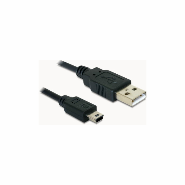 Delock kabel USB 2.0 A-samec > USB mini-B 5-pin samec, 0,...