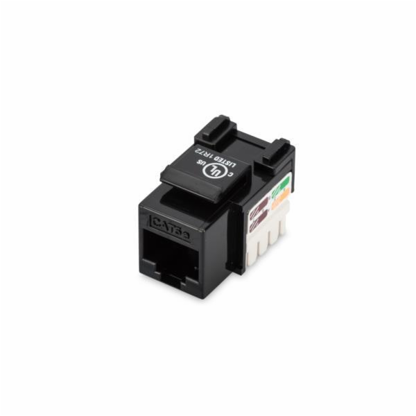 DIGITUS Keystone Jack CAT 5e, nestíněný RJ45 na LSA, barv...