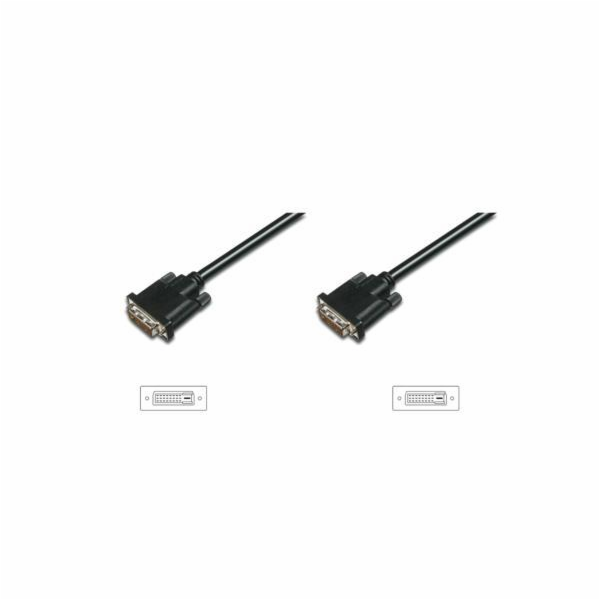 Digitus připojovací kabel DVI-D(24+1), Stíněný, DualLink,...