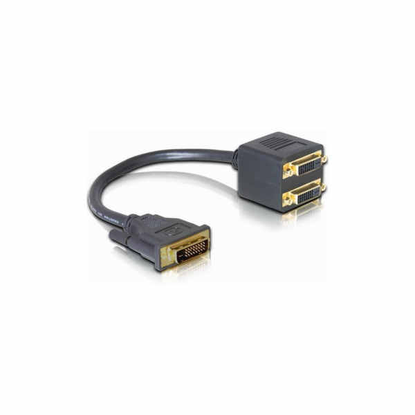 Delock - DVI adaptér - DVI-D (M) do DVI-D (F) - 20 cm