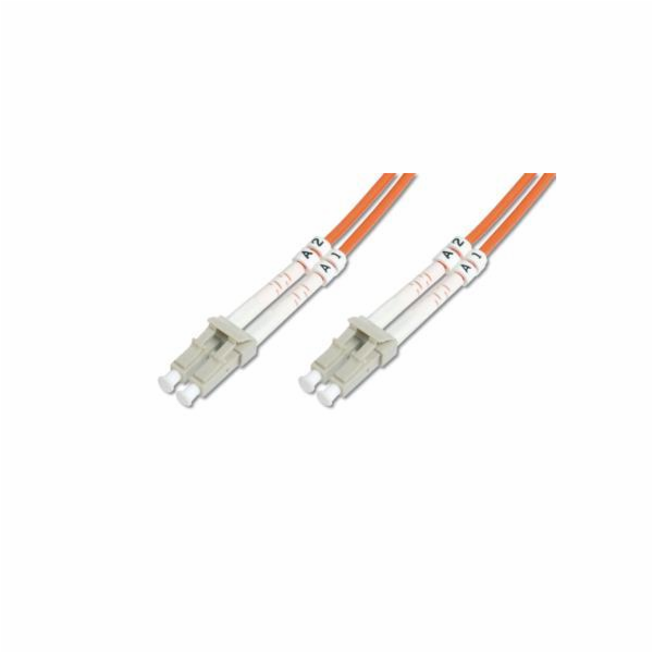 DIGITUS Fiber Optic Patch Cord, LC to LC, Multimode, OM2,...