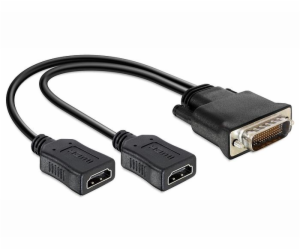 Delock - Video adaptér - HDMI se zdířkami (female) do DMS...
