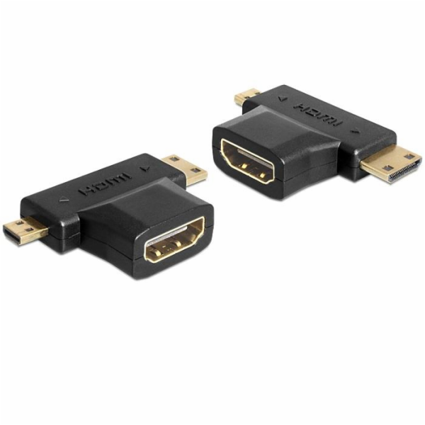 Delock - Rozdvojka HDMI - HDMI se zdířkami (female) do 19...