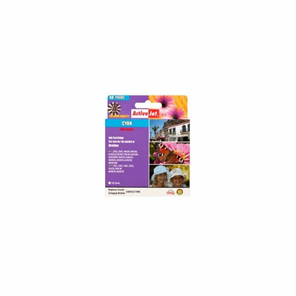 ActiveJet inkoust Brother LC-1100C, 15 ml,  new AB-1100CN...
