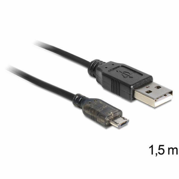 Delock datový a nabíjecí kabel USB A samec > USB micro B ...