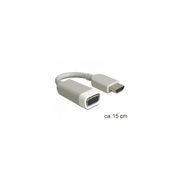 DeLOCK adaptér HDMI A samec > VGA samice