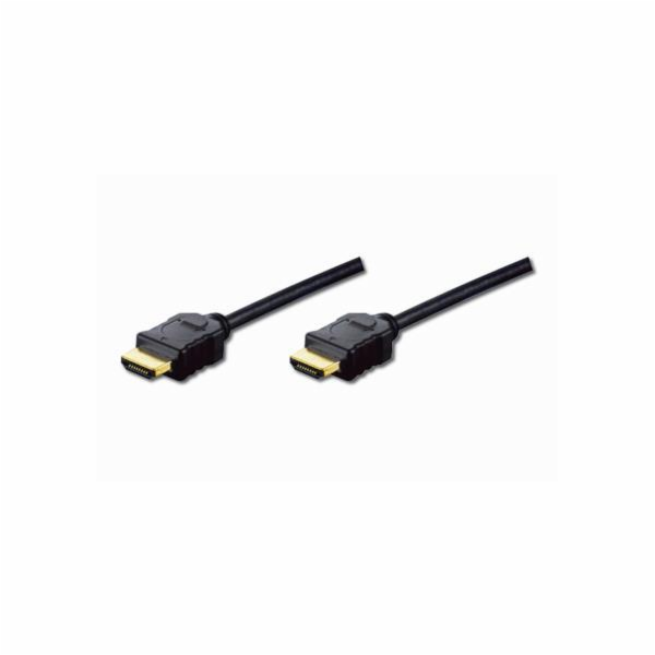Digitus HDMI High Speed + Ethernet připojovací kabel, 2xs...