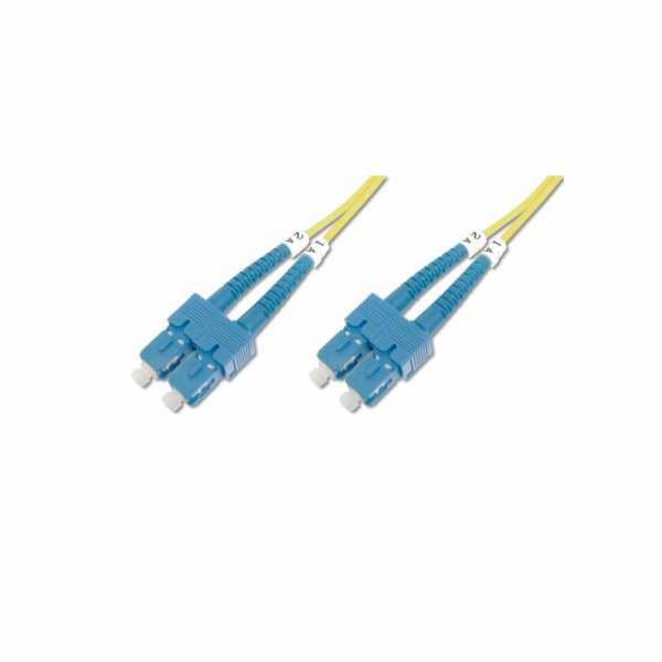 DIGITUS Fiber Optic Patch Cord, SC to SC, OS2, Singlemode...