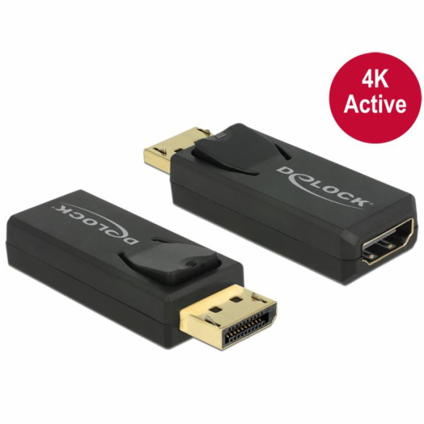DeLOCK adaptér DisplayPort 1.2 na HDMI