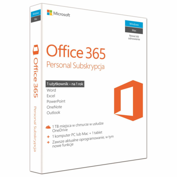 Microsoft 365 Personal All Lng - předplatné na 1 rok - el...
