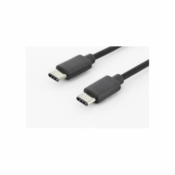 Digitus Připojovací kabel USB typu C na C, 1,0 m, 3A, 480...