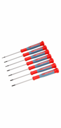 Šroubováky hodinářské, sada 7ks, délka 75mm, magnetický hrot, CrV EXTOL-PREMIUM