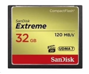 SanDisk Compact Flash 32GB Extreme (R:120/W:85 MB/s) UDMA7