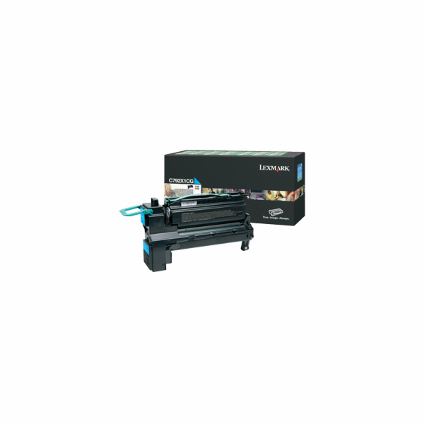 TONER LEXMARK C792 Cyan Extra High Yield Return Program P...