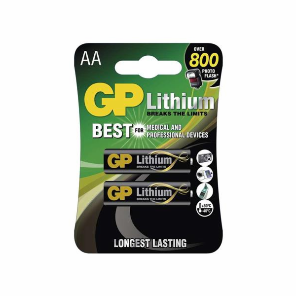 GP AA Lithium lithiová - 2 ks
