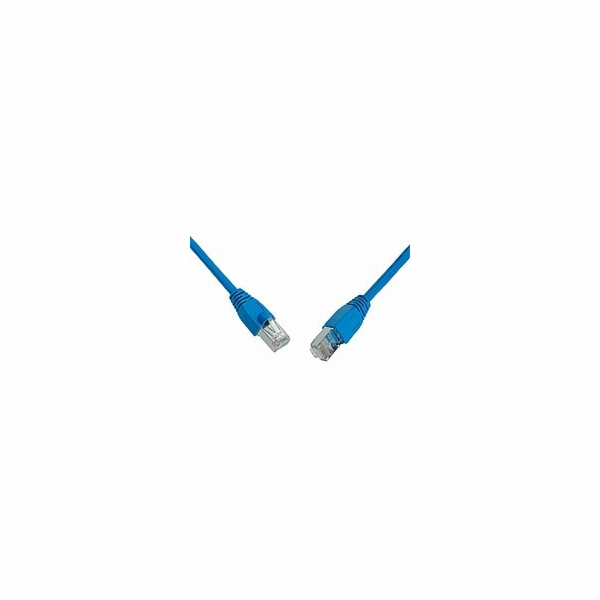 SOLARIX patch kabel CAT6 SFTP PVC 5m modrý snag-proof