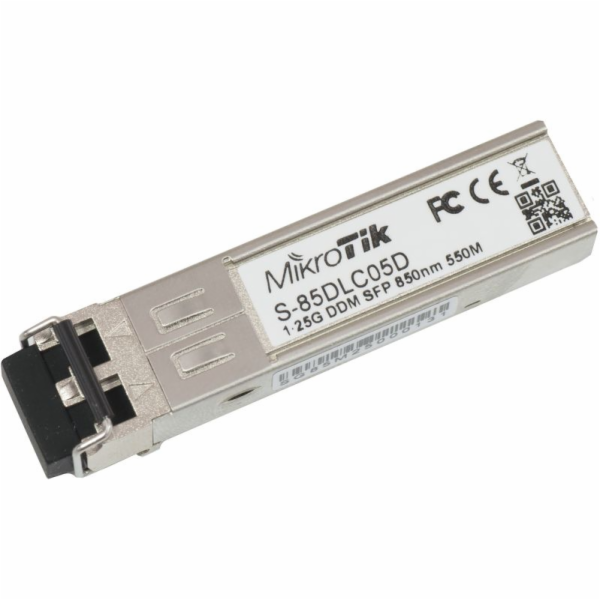 MikroTik SFP (miniGBIC) modul S-85DLC05D, MM, 550m, 1.25G