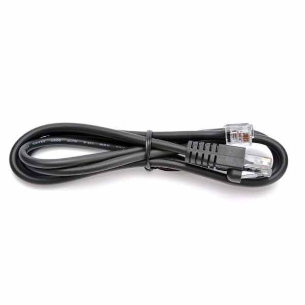 Virtuos kabel 10P10C-6P6C-9V-12V pro pokladní zásuvky, černý