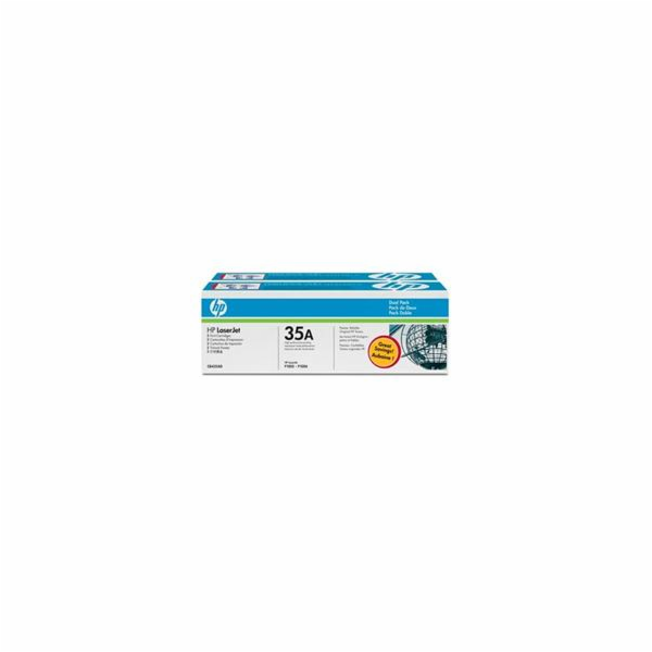 CB435AD HP Black Toner  LaserJet P1005/P1006  2x1500 strá...
