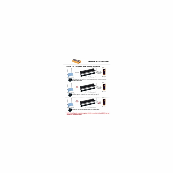 19" Patch panel XtendLan 24port, STP, Cat5E, krone, černý...