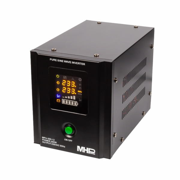 Napěťový měnič MHPower MPU-300-12 záložní zdroj, 12V/230V...