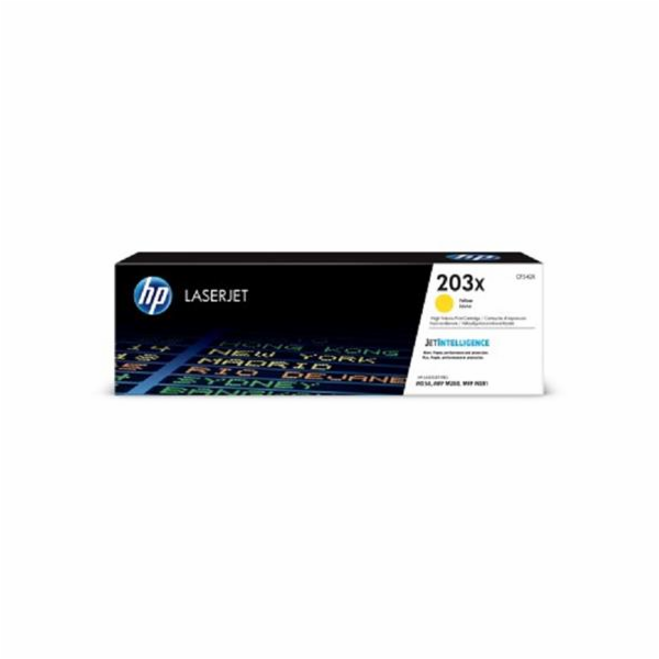 HP 203X High Yield Yellow Original LaserJet Toner Cartrid...