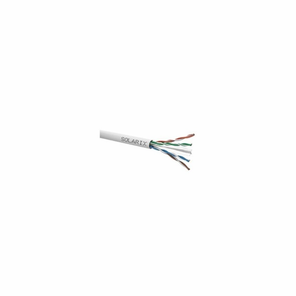 Instalační kabel Solarix UTP, Cat6, drát, PVC, box 305m S...