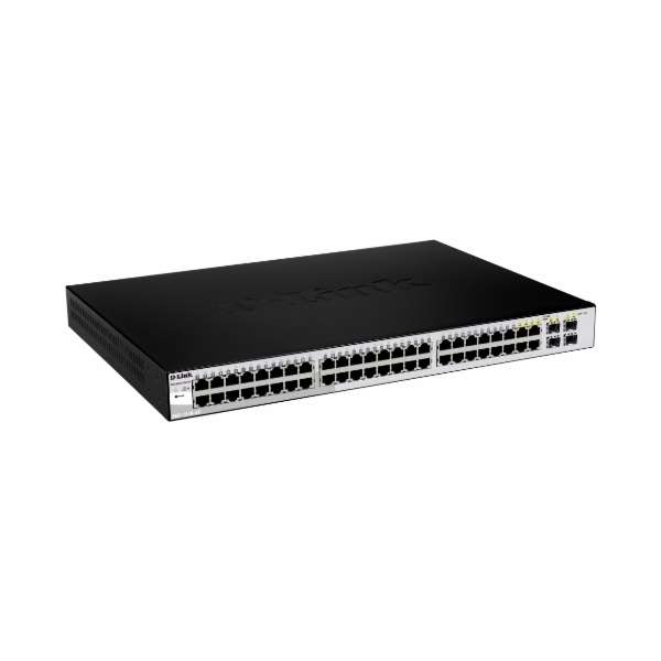 D-Link DGS-1210-48 52-port Gigabit Smart Switch, 48x GbE,...