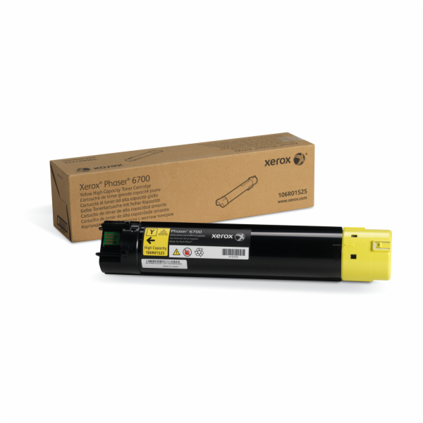 Xerox YELLOW HIGH CAPACITY TONER CARTRIDGE, PHASER 6700 (...