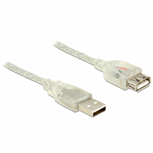 Delock - Prodlužovací šňůra USB - USB (F) do USB (M) - US...