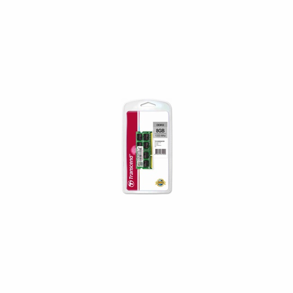 Transcend paměť 8GB DDR3 SO-DIMM 1333Mhz CL9 2Rx8