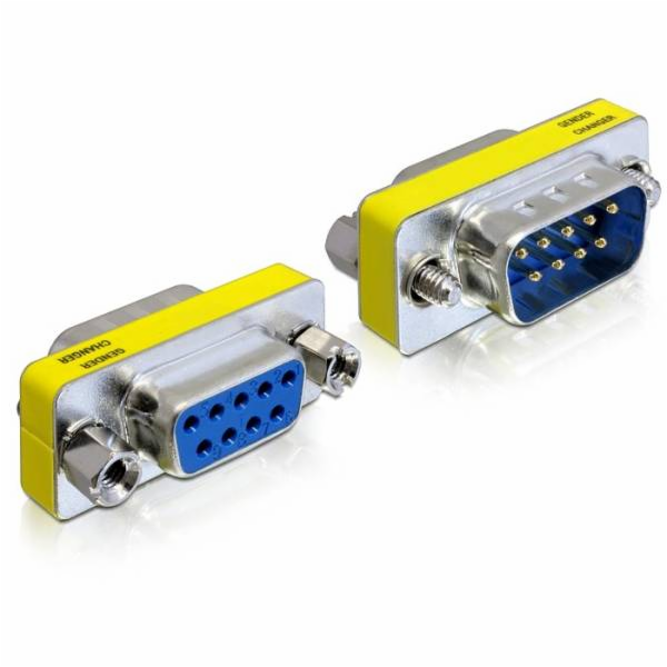 Delock Adaptér Seriový Sub-D 9 pin samec > Sub-D 9 pin sa...