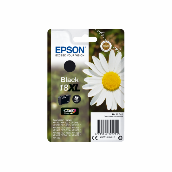 EPSON ink čer Singlepack "Sedmikráska" Black 18XL Claria ...