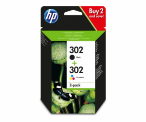 HP 302 Ink Cartridge Combo 2-Pack (X4D37AE) (190 / 165 pa...